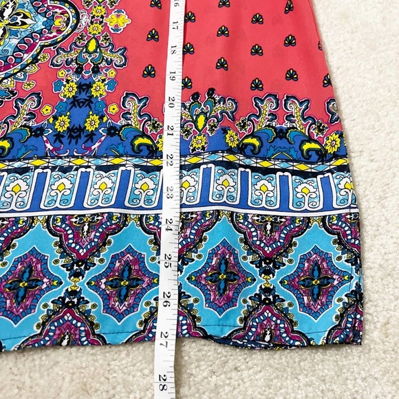 Saint Tropez West Floral Print Tank Top Blouse (Size M) - Picture 6 of 7